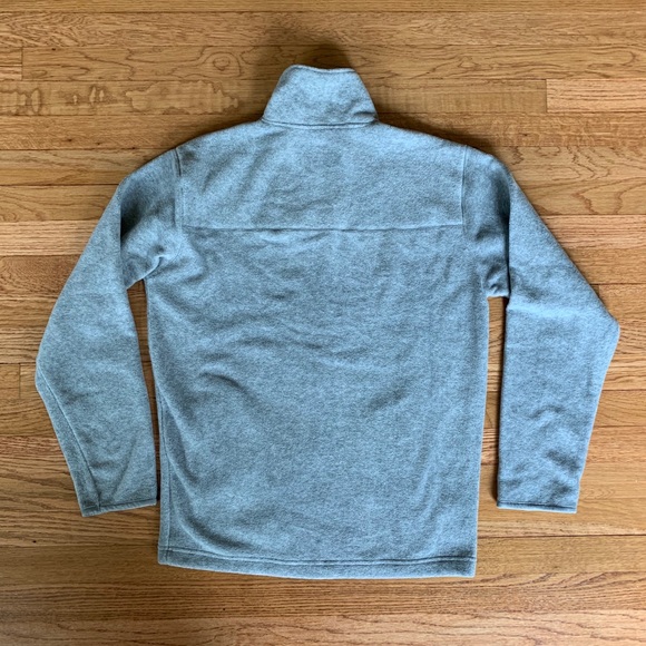 Men’s Gray Fleece Full Zip Jacket - Picture 4 of 4